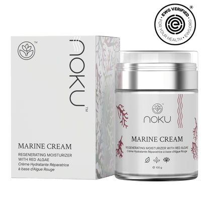 Marine Cream | Bigger 100ml Airless Jar – Ultra-Hydrating Anti-Aging Moisturizer with Red Algae, Vegan Collagen &amp; Argireline Peptides  – Vegan, Cruelty-Free, Award-Winning Formula