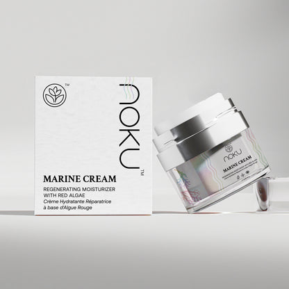 Marine Cream | Bigger 100ml Airless Jar – Ultra-Hydrating Anti-Aging Moisturizer with Red Algae, Vegan Collagen &amp; Argireline Peptides  – Vegan, Cruelty-Free, Award-Winning Formula