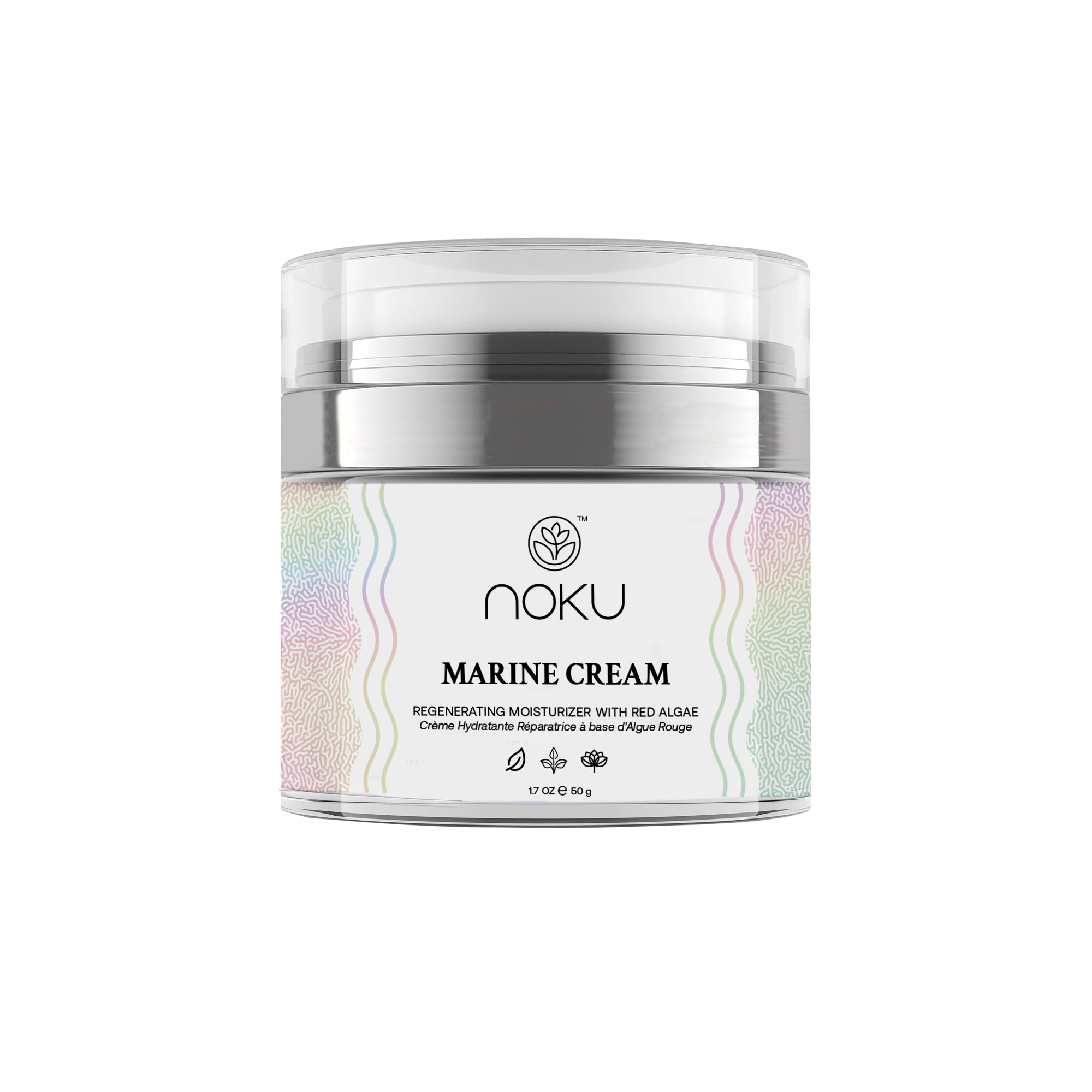 Marine Cream | Bigger 100ml Airless Jar – Ultra-Hydrating Anti-Aging Moisturizer with Red Algae, Vegan Collagen &amp; Argireline Peptides  – Vegan, Cruelty-Free, Award-Winning Formula